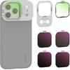 Set Filtre ND NEEWER Doar pentru Carcasa de Telefon PA134 Pentru iPhone 17 Pro Max, Densitate Neutră ND8/16/32/64 + Filtru Difuzie Neagră 1/4