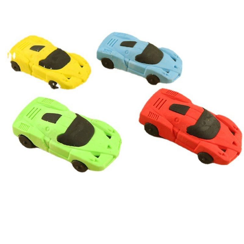 Special Creative Cartoon Racing Lovely Student Children Eraser Student Stationery Wholesale Manufacturer School Supplies Mini