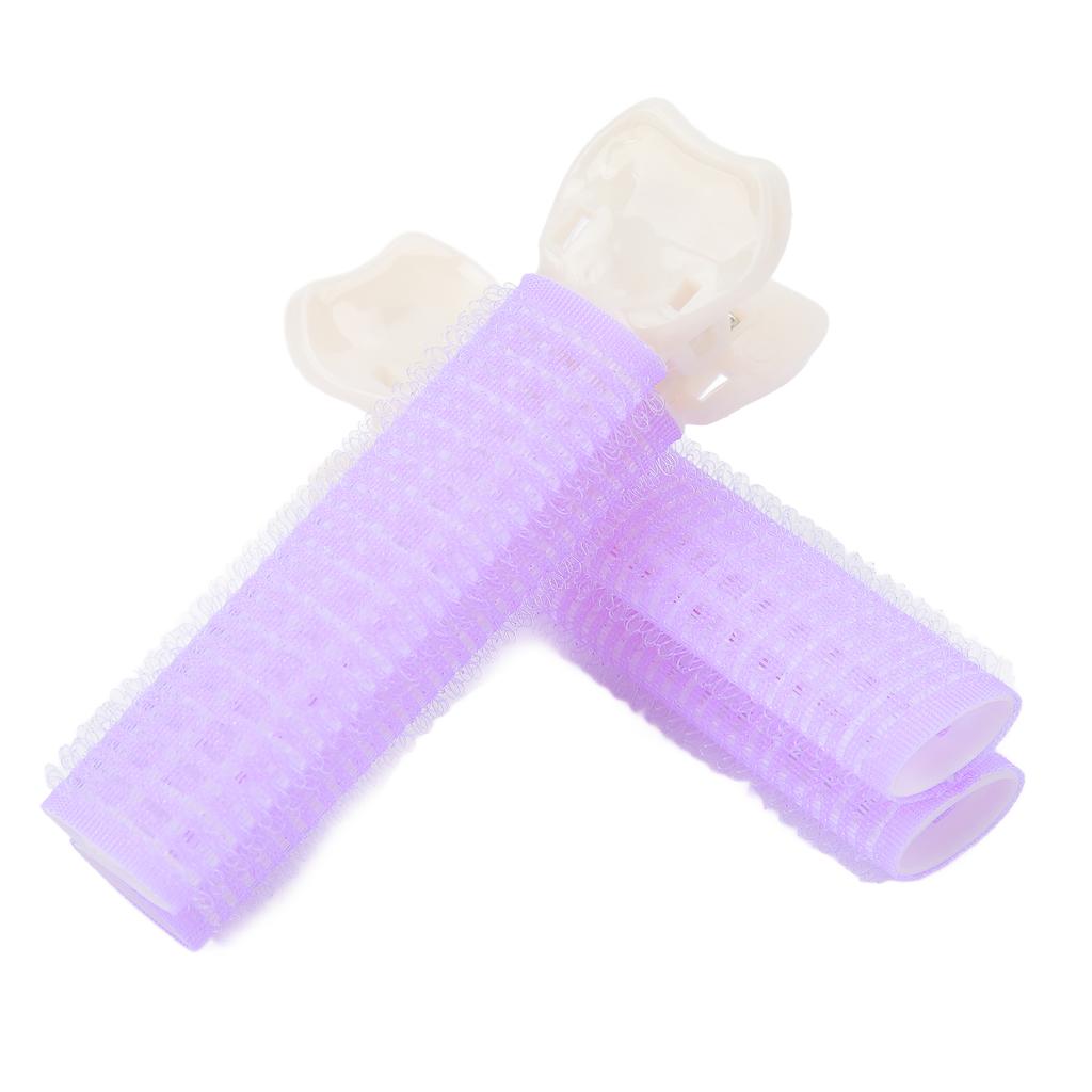 4pcs Women Hair Root Clip Fluffy Hair Volumizing Hair Styling Roller Clip for Daily Use Purple
