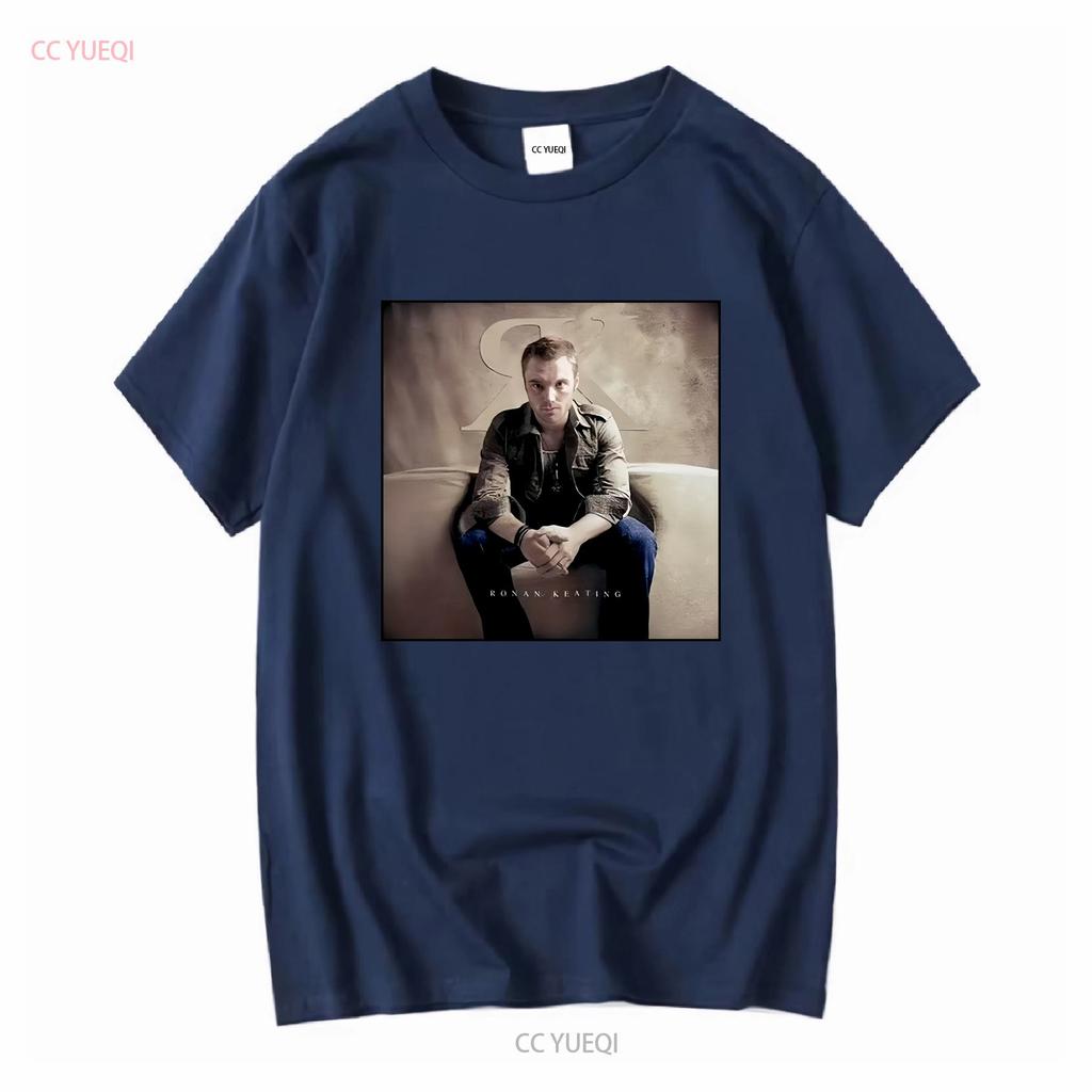 Vintage Ronan Keating 2003 Tour T-Shirt Herren XL Musikband Weiß Erwachsenes Vintage Gewaschen Mode Stilvoll Atmungsaktiv Grafik