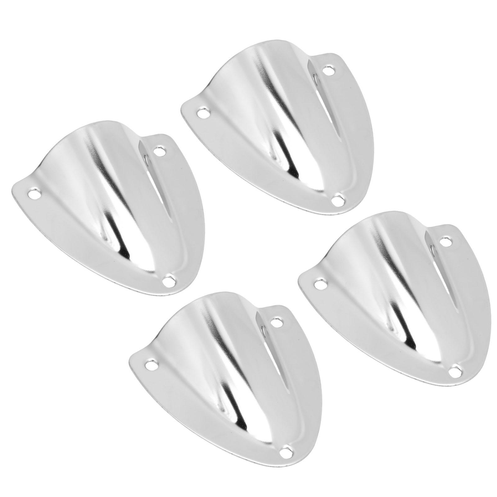 

4PCS Marine Wire Cable Vent Cover Polished Easy Installation Stainless Steel Clam Shell Ventilator for Boat Yacht