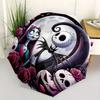 Jack Skellington, Sally Automatischer Regenschirm - Dreifach faltbarer tragbarer Regenschirm, Bestes Feiertagsgeschenk für Männer und Frauen, Langlebiger Eisenrahmen, Verspielter Des