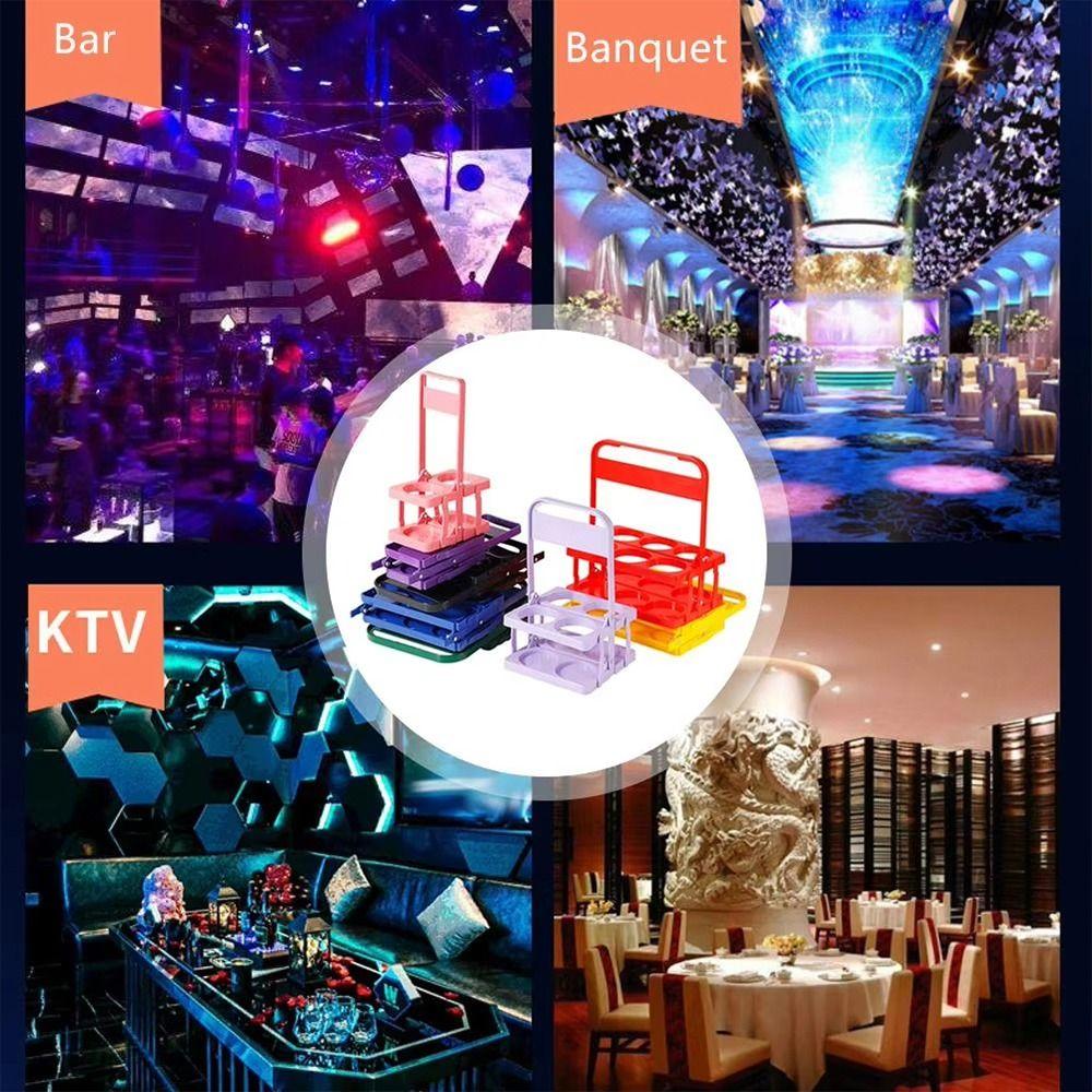 1Pcs Bar Beverage Display Beer Rack Basket Cup Organizer Drink Holder Durable Beer Bottle Carrier