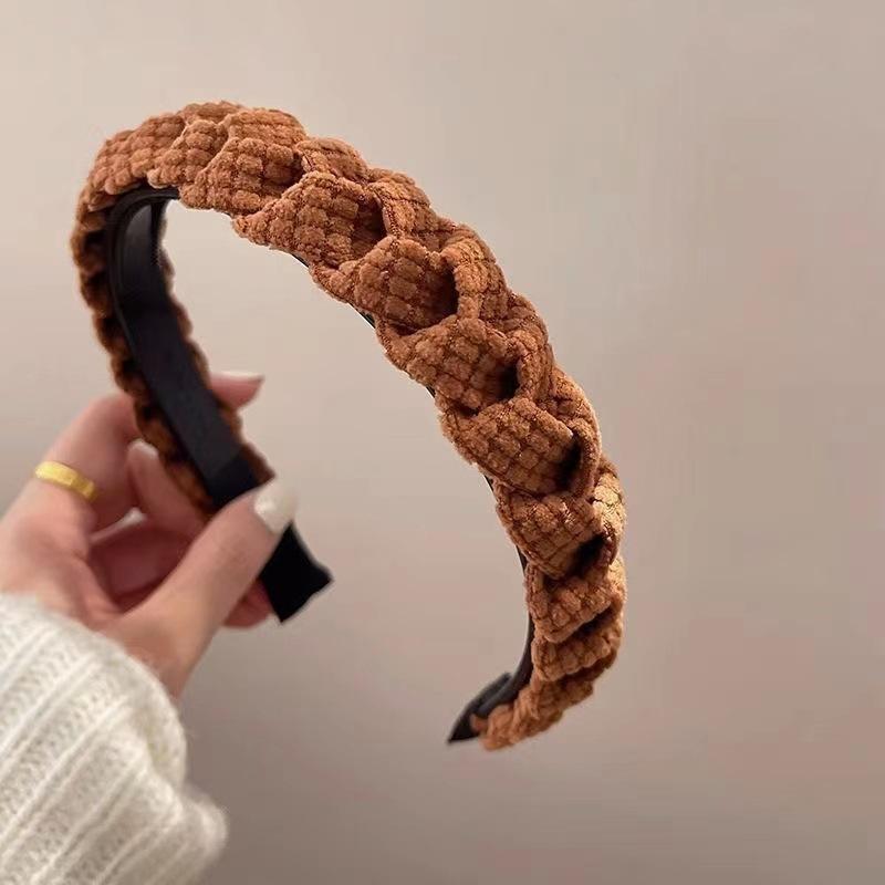 Headbands Style Simplicity Solid Color Weaving Pattern Womens Hair Accessories