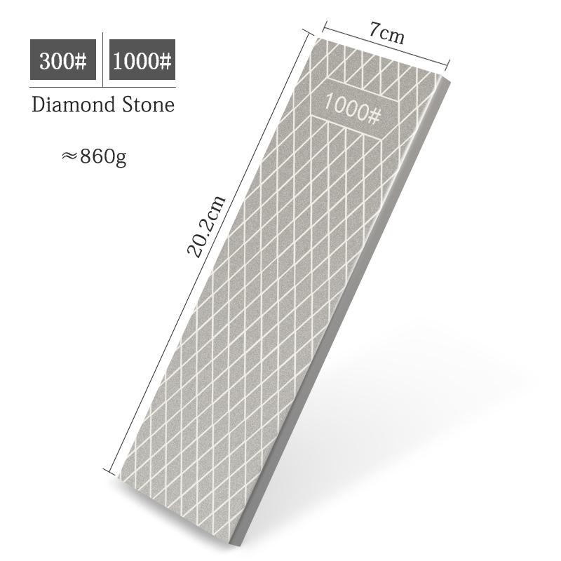 Sharpening Stone Holder Set Diamond Grit 240-1000# Two-sided Grindstone Whetstone Base Fix Bracket Non-slip Sharpener Dock Steel