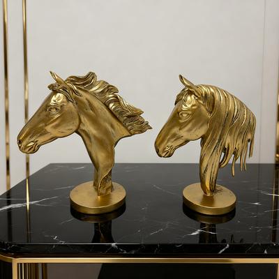 Horse Statue Elegant Resin Horse Sculpture for Home Office Decor Symbol of Freedom Strength Gift for Animal Lovers & Collectors