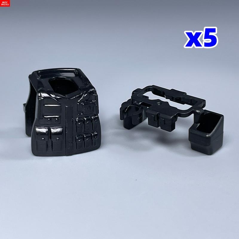 

Нетоксичные кубики Moc, фигурка 4 см, body wear, ремень 27145, Swat, развивающие конструкторы, куклы, игрушки DIY для детей, рождественские подарки