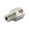 Stainless Steel Conversion Fitting: Female M10X1.5 To Male R1/8 BSPT Reducer