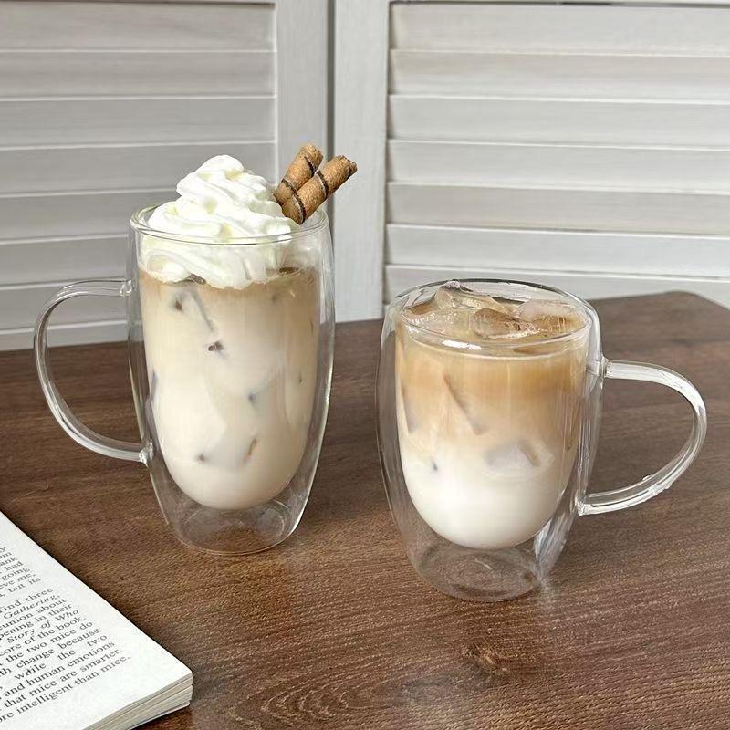 Handmade  Heat-Insulated Double Wall Glass Cups – Mini Whisky, Espresso, Tea & Coffee Mug