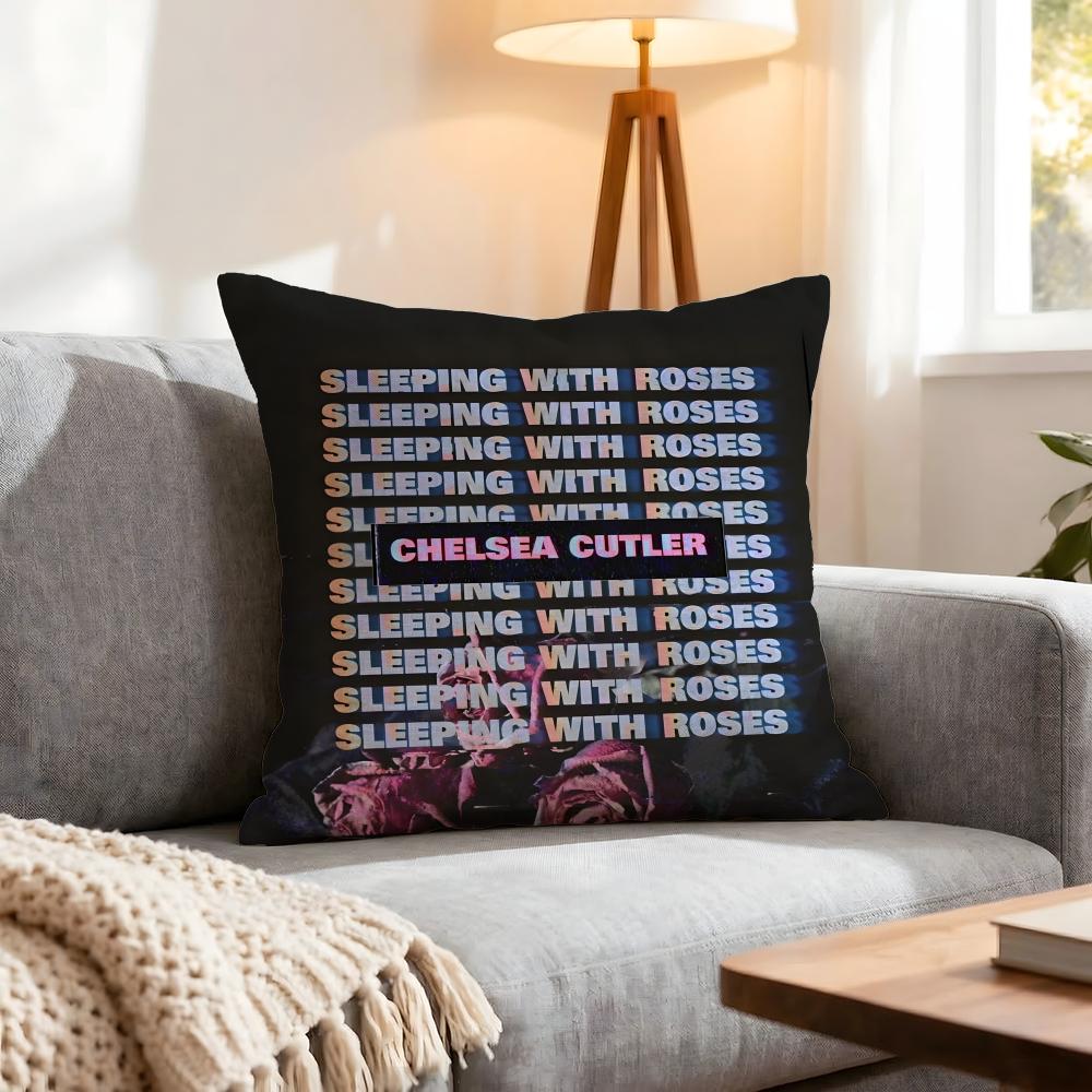 Singer Chelsea Cutler Cushion Cover 1Pcs Decorative Covers Soft Cushion Case For Sofa Couch Decor 40X40 45X45 Pillowcases