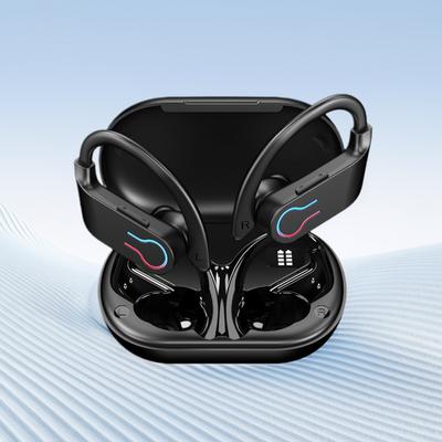 Wireless Earbuds with Earhooks Built-in Mic Earphones BT 5.3 Waterproof Headphones for Sports/Workout/Running