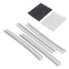 100PCS Doppel Schleife Draht Binderücken 9/16 Zoll 34 Schleife 3:1 Pitch 120 Blatt Kapazität Spiralbindung