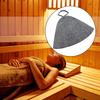 Wool Cap Sauna Hat Foldable Porosity Protection Shower Soft Solid Spa Bath With Hanging Loop 1pcs 27.6*9.1inches