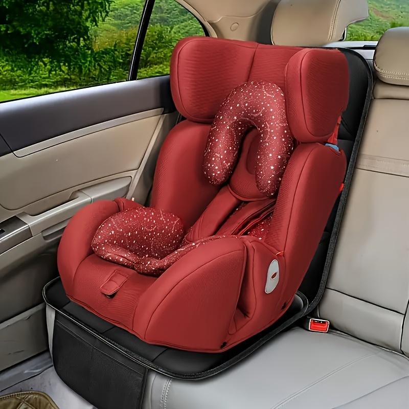 Thicken 600D Fabric Car Seat Protector | Non-Slip Backing, Mesh Pockets, Car Seat Cushion Mat
