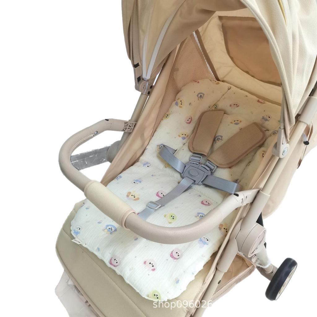 Universal Baby Stroller Cushion - Double-Sided Cotton & Velvet Safety Pad