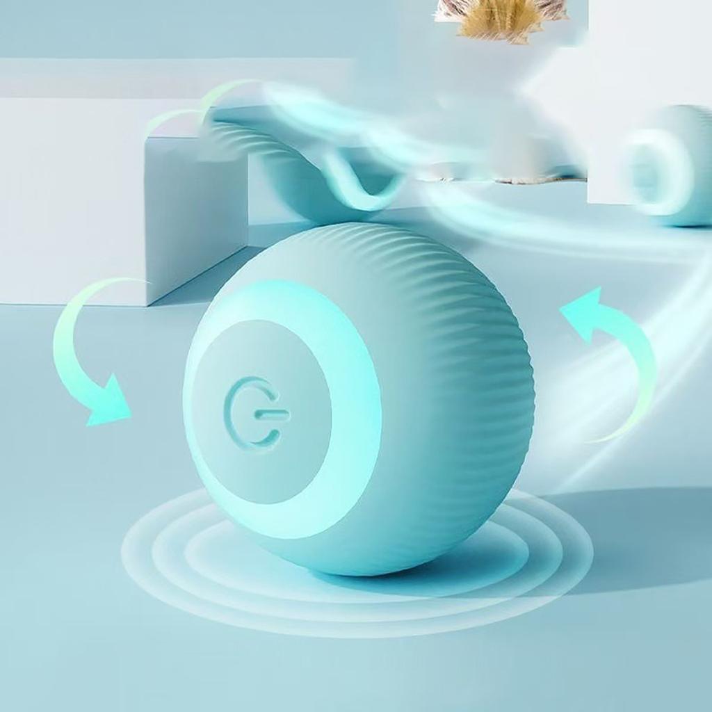 Cat Interactive Ball Training Self-moving Kitten Electric Cat Ball Toys Electronic Automatic Rolling Magic Ball Toys for Cat