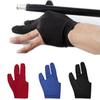 Noua mănușă pentru tac de biliard pentru snooker Spandex, mâna stângă deschisă, cu trei degete