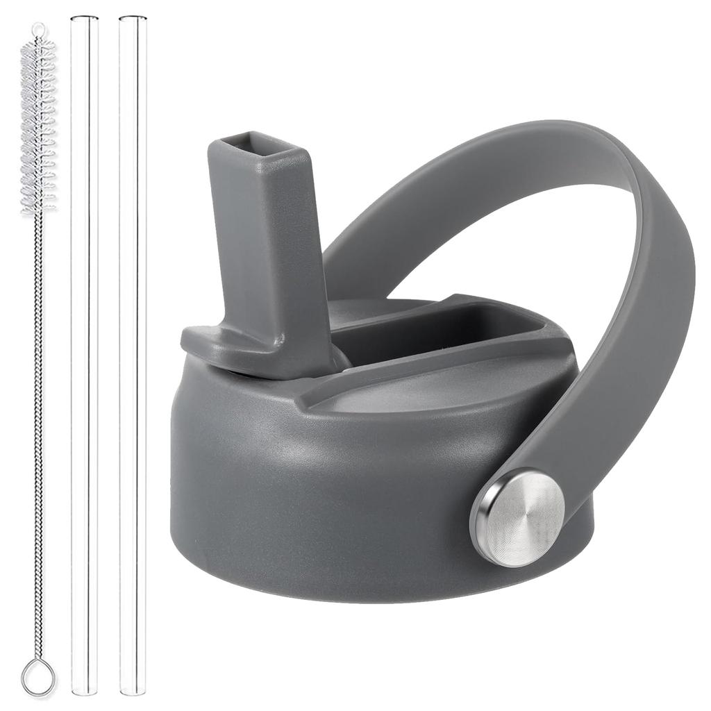 Straw Lid for Wide Mouth Water Bottles
