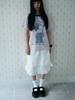WONDER VISITOR Flanders Apron Skirt [White]