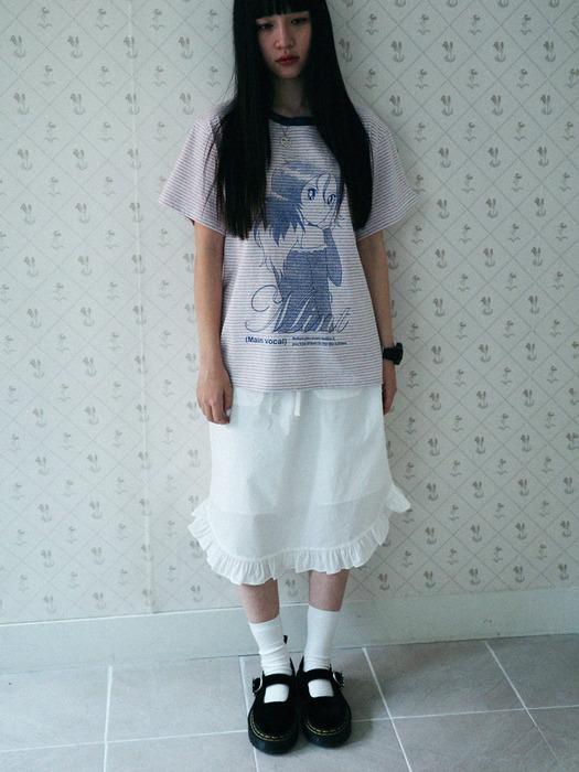 

WONDER VISITOR Flanders Apron Skirt [White] single