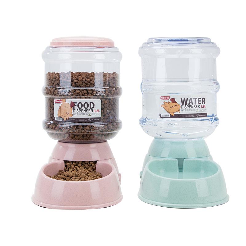3.8L Automatic Pet Water Dispenser & Feeder for Cats and Dogs