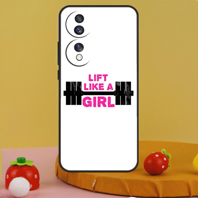 Fitness Girl Gym Case For Honor 200 Pro X9c X9a X8a X7a X6a X7 X8 X9 X8b X9b Magic 5 6 50 70 90 Lite Cover