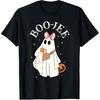 Funny Ghost Spooky Season Boujee Boo-Jee Happy Halloween T-Shirt