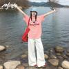 MJ Style Women's Fish Silhouette 100% Cotton T-Shirt