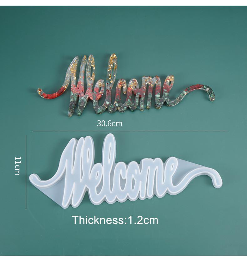 Home Love Silicone Mold Letters Epoxy Resin Mould for DIY Resin Crafts Casting Molds Home Decoration Jewelry Making Tool