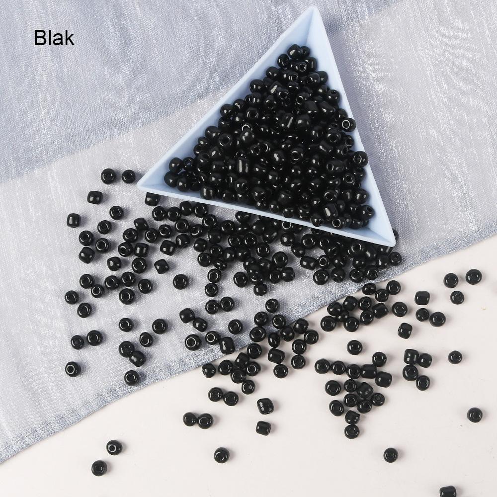 2/3/4 Mm Solid Color Glass Rice Beads Beaded Diy Handmade Necklace Bracelet Beaded Loose Beads Jewelry Accessories Material