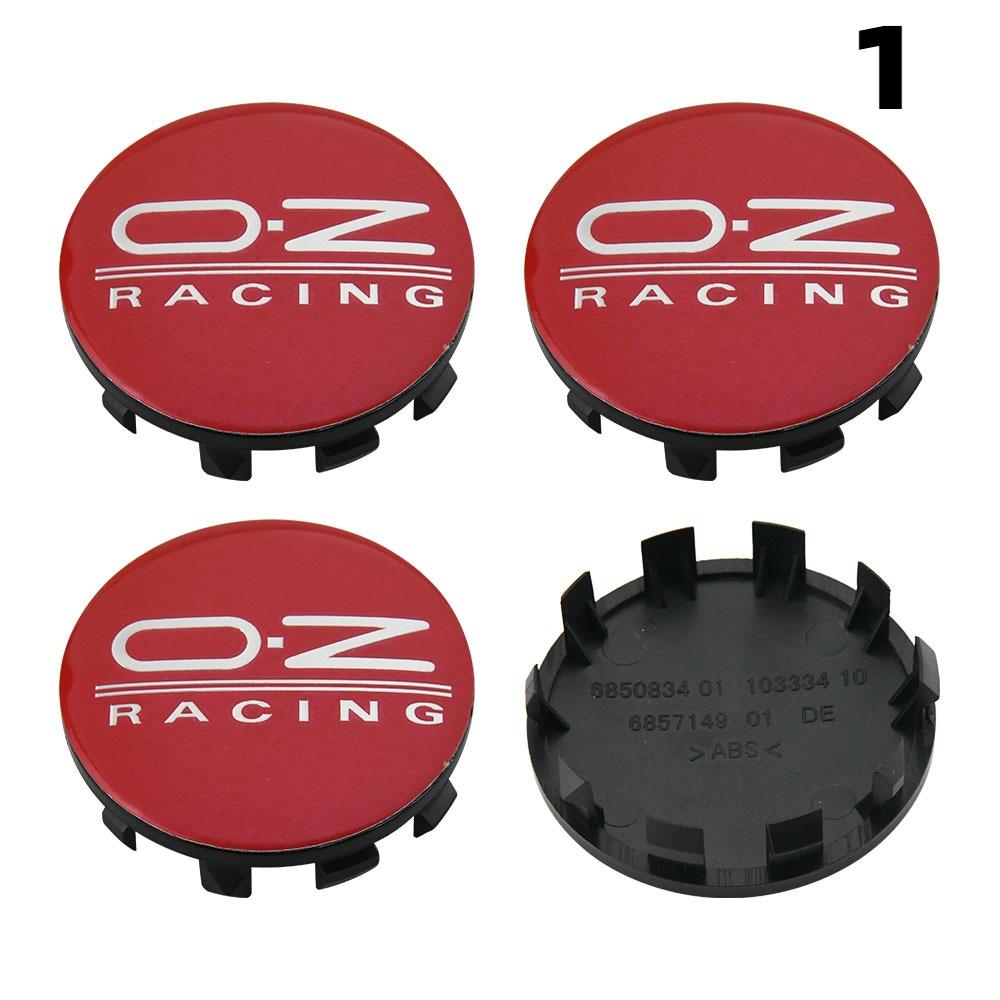 4PCS OD 56MM / ID 53MM Caps On Wheels OZ VOSSEN Emblem Wheel Center Cap Car Logo Wheel Cover Hub Caps Sport Rim Caps