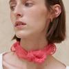 AMONG A DOT ORGANZA RIBBON SCARF [3colors]