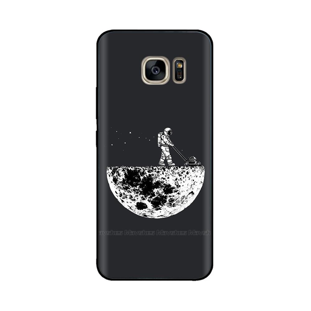 Black Silicone Case For Samsung Galaxy S6 Edge Case Soft TPU Cover For Samsung Galaxy S6 S 6 Edge Case Cover Bumper Coque Para