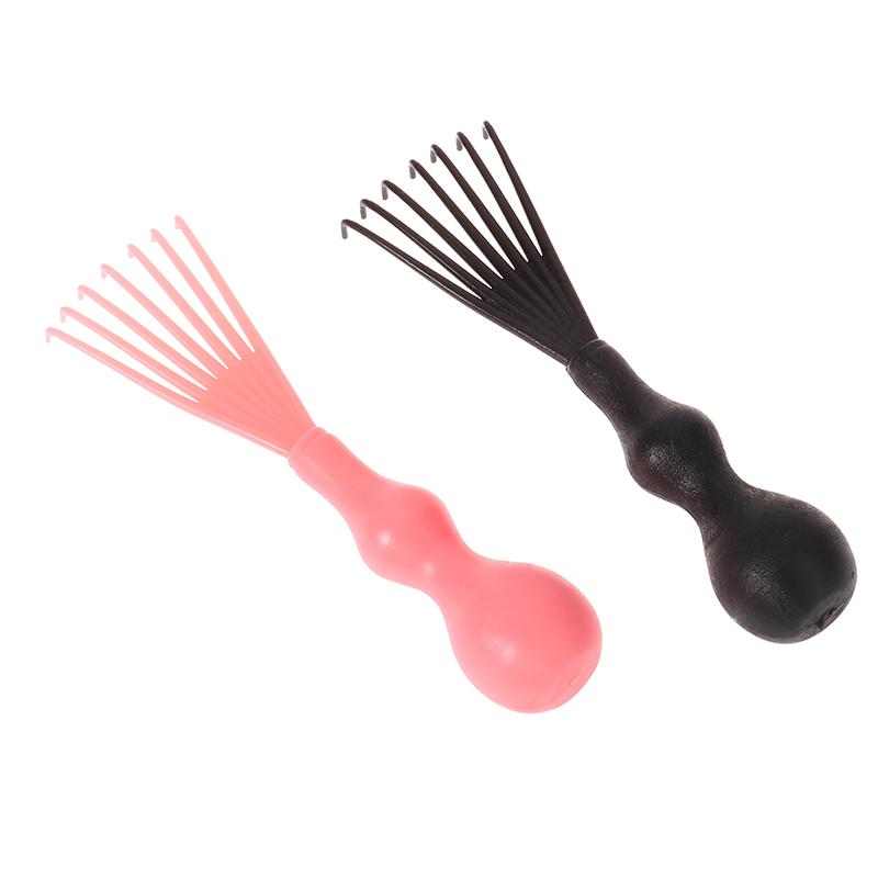 1 szt. Szczotka do włosów Grzebień Czyścik Czyszczenie Usuwanie włosów Rękojeść Osadzone narzędzie