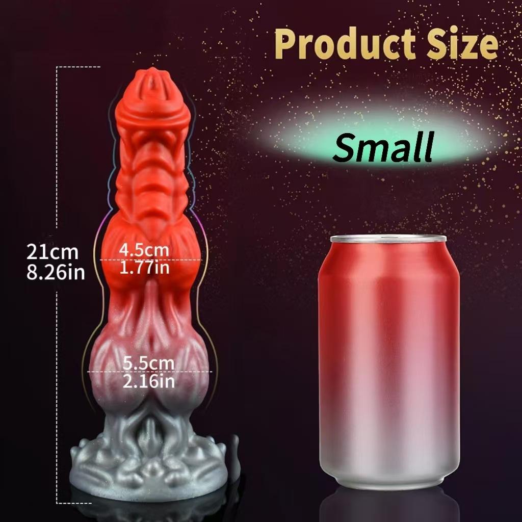 Colored Silicone Glow In The Dark Dildo For Men And Women's Sexual Products