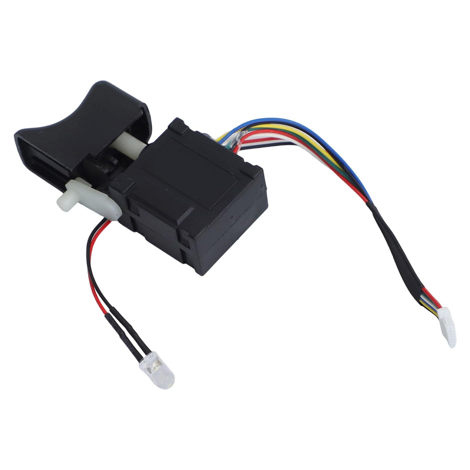 

Wrench Switch Electric Drill Switch Built-in Light Easy To Install Brushless Drill Spare Parts Electric Switch China Mainland