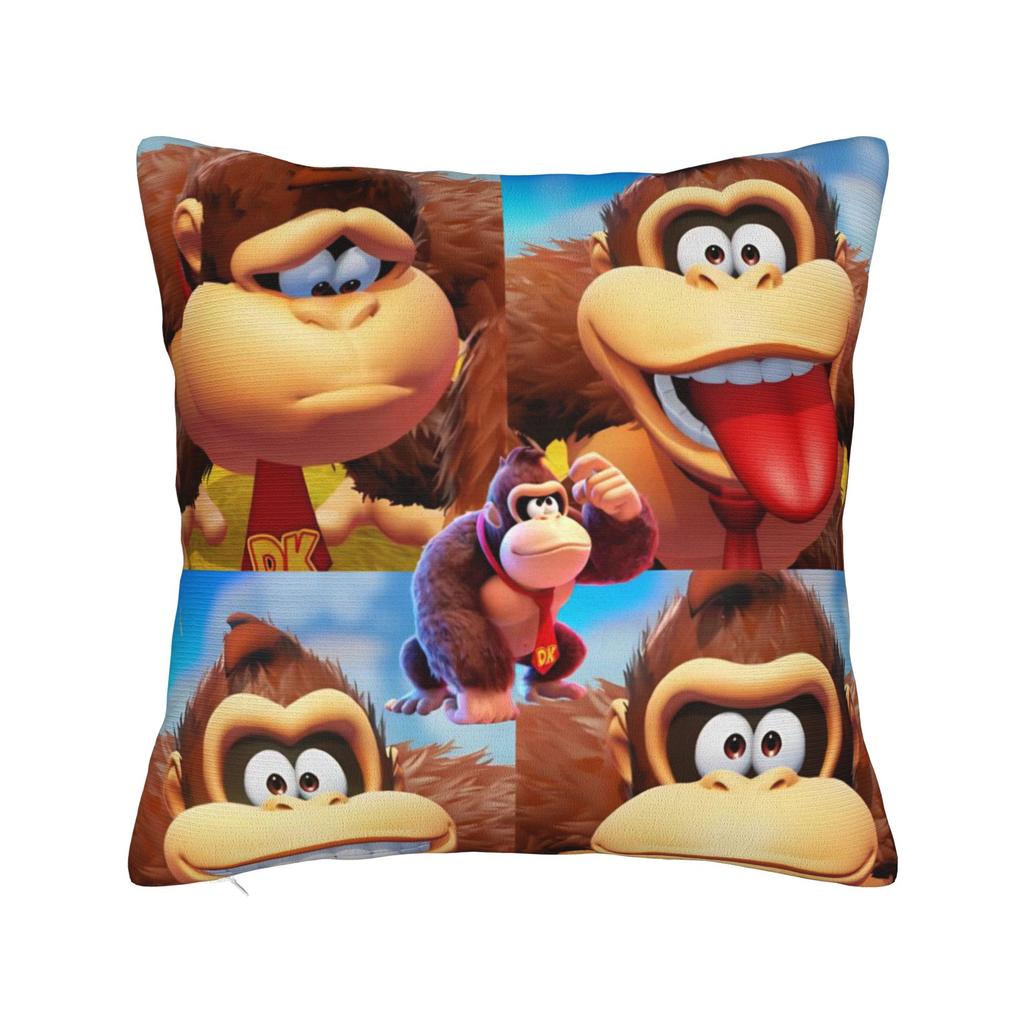 Decorative Pillowcases Donkey Kongs Bananza Games Merch Home  Throw Pillow Case Cover Drop Shipping Multiple Sizes