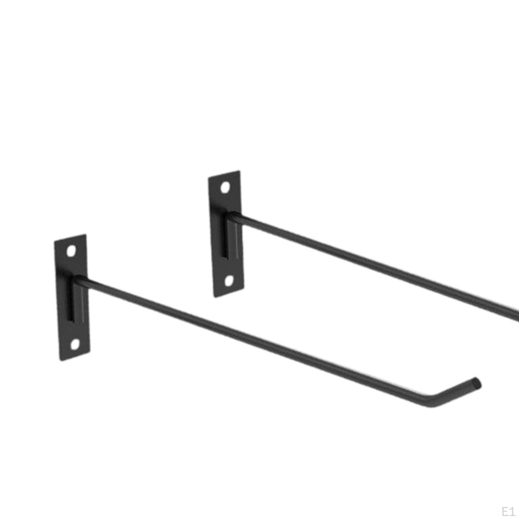 Set aus 2 Wandhalterungen für Gymnastikbälle für Heimübungen