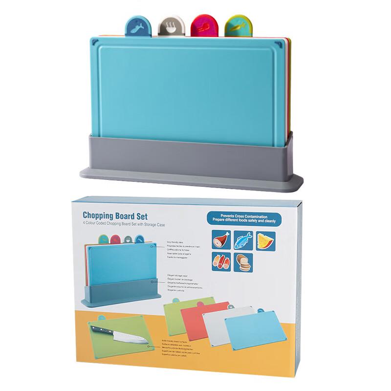 ZISIZ Classified Plastic Cutting Board Set