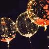 3PCS LED Balloon With Light Transparent Helium Bobo Ballons For Wedding Birthday Christmas Party Decoration LED Light Balloons