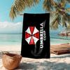 Resident Evil game, Umbrella Corporation, soft beach towel, outdoor camping vacation swimming beach towel, outdoor absorbent bath towel, Q11