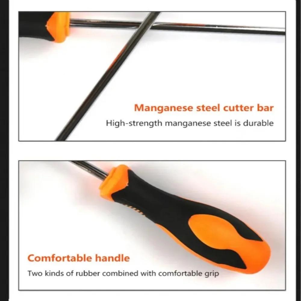 1pc Durable Tire Cleaning Tool – Hook Screwdriver Accessory with Threaded Joint for Groove & Broken Stone Cleaning