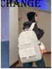Large Capacity Bear Print Backpack for Students - Perfect for Middle, High School, and University Girls.
