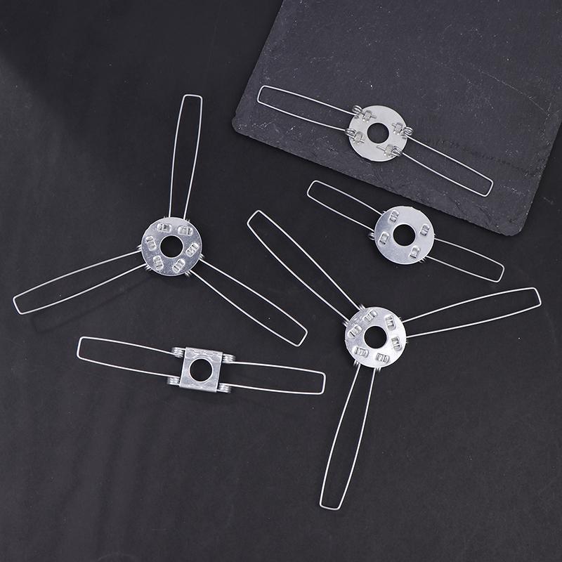 4Pcs 2-Forks 3-Forks Galvanized Fixing Spring Clip Spring Buckle For Fixing Lampshade Shrapnel Diy For Pandent Lamps Lanterns