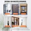Door Seam Bottom Sealing Strip Soft Hard PVC Composite Insect Proof Dustproof Soundproof for Apartment Rental Home Use