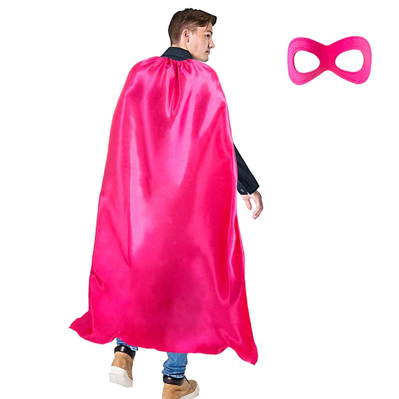 Superhero Capes And Masks For Adults Bulk Men Women Super Hero Costume Halloween Dress Up Party Decor