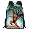 15-Inch Fantastic Four Thing Print Backpacks Large Capacity Backpack For Teenagers School Backpack For Boys&Girls