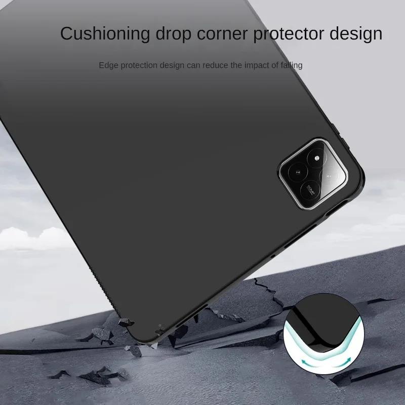Leichte Hülle für Xiaomi Pad 7 7Pro 11,2 Zoll 2024 6 Pro 11" MIPad 6S Pro12,4" Hülle Schutzhülle Airbag Weiche TPU Silikonhülle