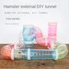 8 Pcs/set DIY Hamster Tunnel Toy Pet Sports Training Pipeline Transparent Runway Toy Pet Hamster Game Tool