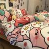 Cartoon Duvet Cover Household Dormitory Bedclothes Luxury King Queen Size Fashion Washable Home Textile Bedding Skin-friendly